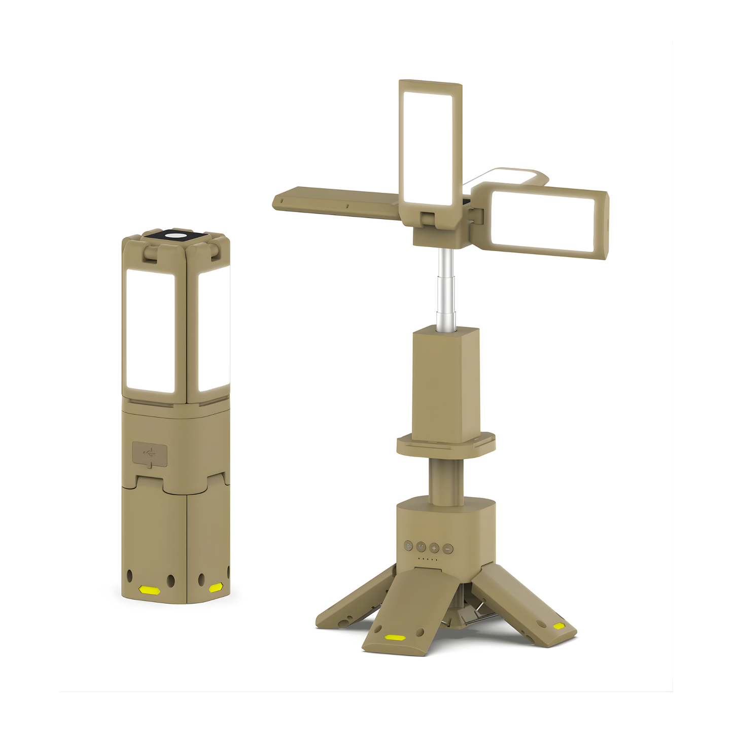 14000mAh Outdoor Hiking LED Lantern with Telescopic Design