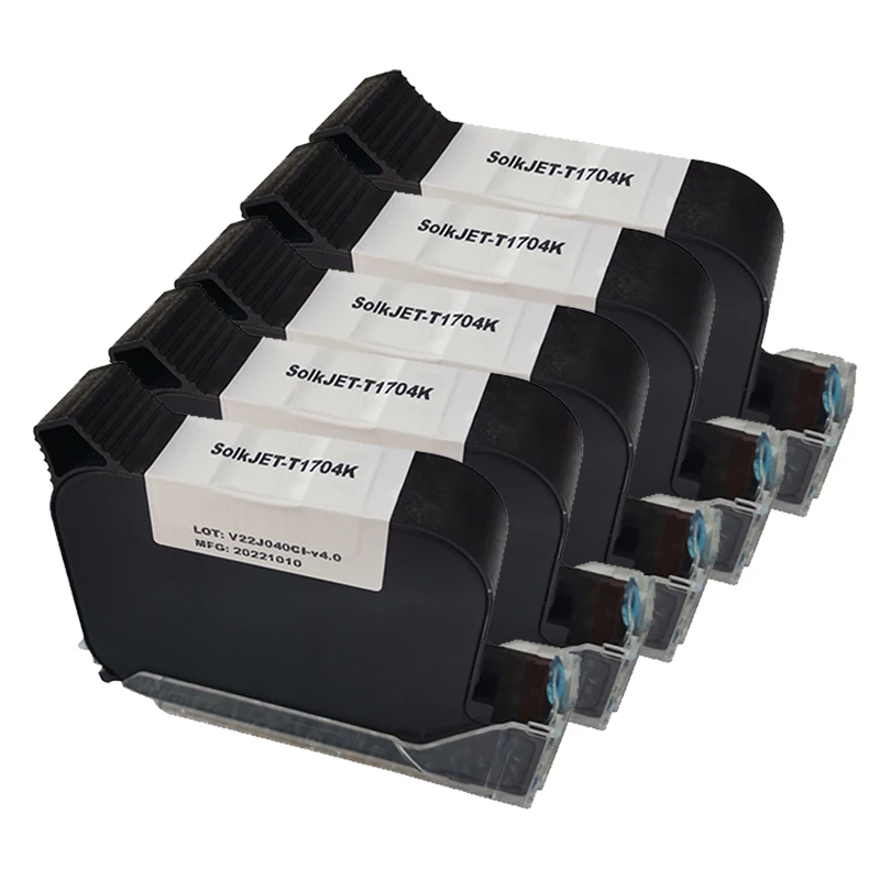 5 Pack High Adhesion Solvent Ink Cartridges Multi-Colour