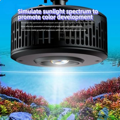 WiFi Programmable 100W LED Fish Tank Light with Dual Lens