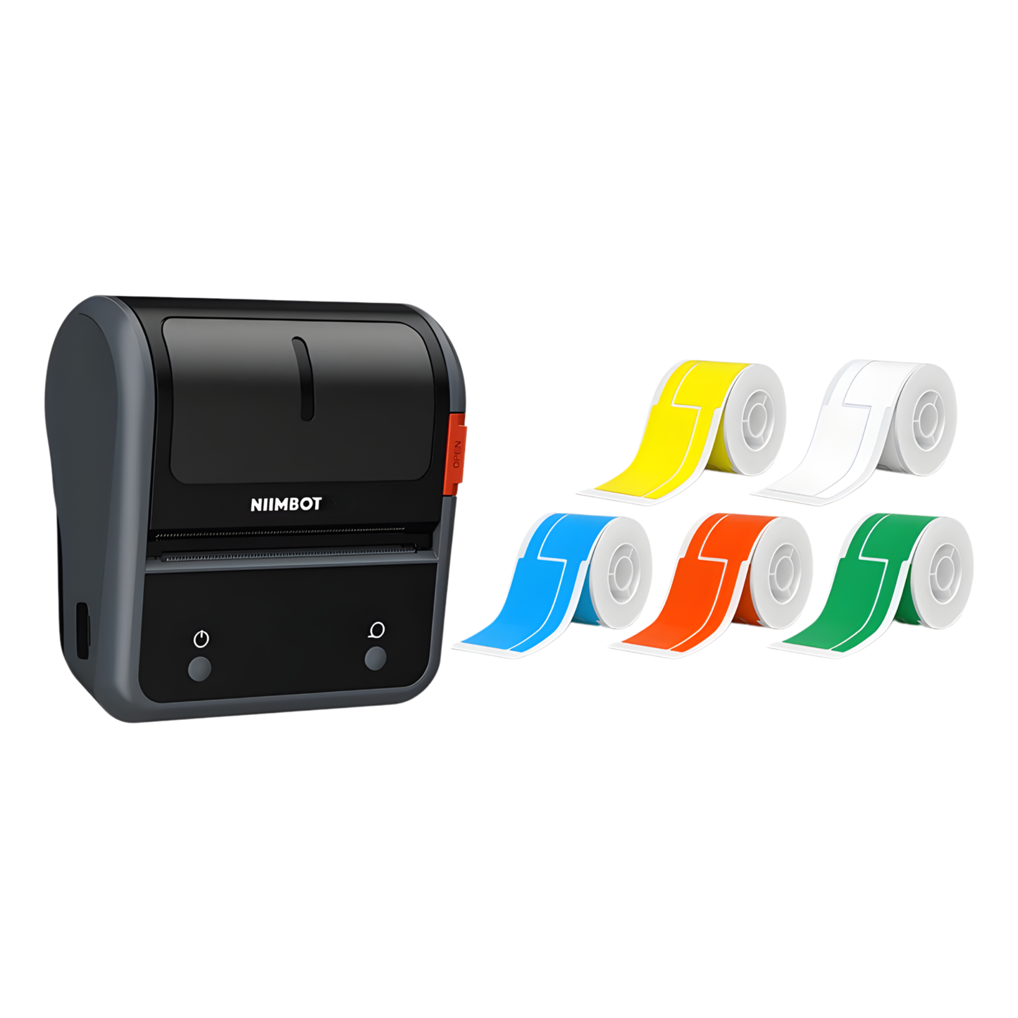 Wireless Label Printer with 5-Pack 25x76mm