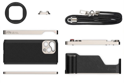 Professional Retro iPhone 15 Pro Max Leather Case