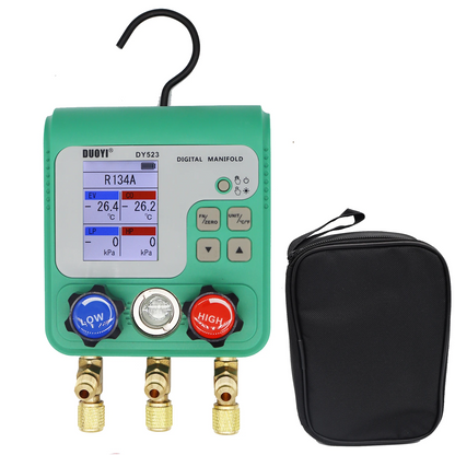 Digital Refrigerant Manifold Gauge with Vacuum Pressure