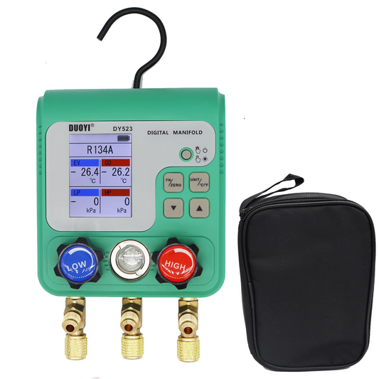 Digital Refrigerant Manifold Gauge with Vacuum Pressure