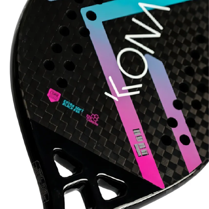3K Carbon Fiber Beach Racket Blue Lightweight Adult
