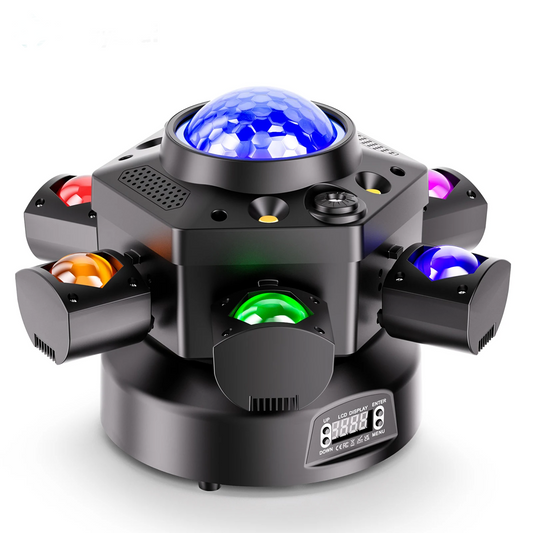 6 Arm RGBW Magic Ball LED Stage Light