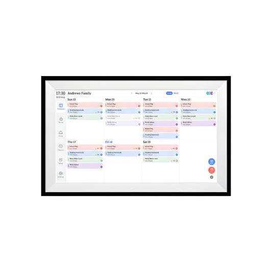 IPS Smart Home Planner Display 10.1 Inch Black
