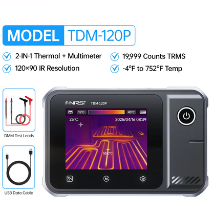 Smart Thermal Tester 120x90 Touchscreen Portable Heat Detector