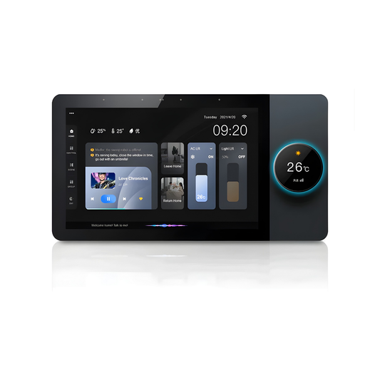 8" Smart Home Control Panel with Knob ZigBee WiFi Gateway