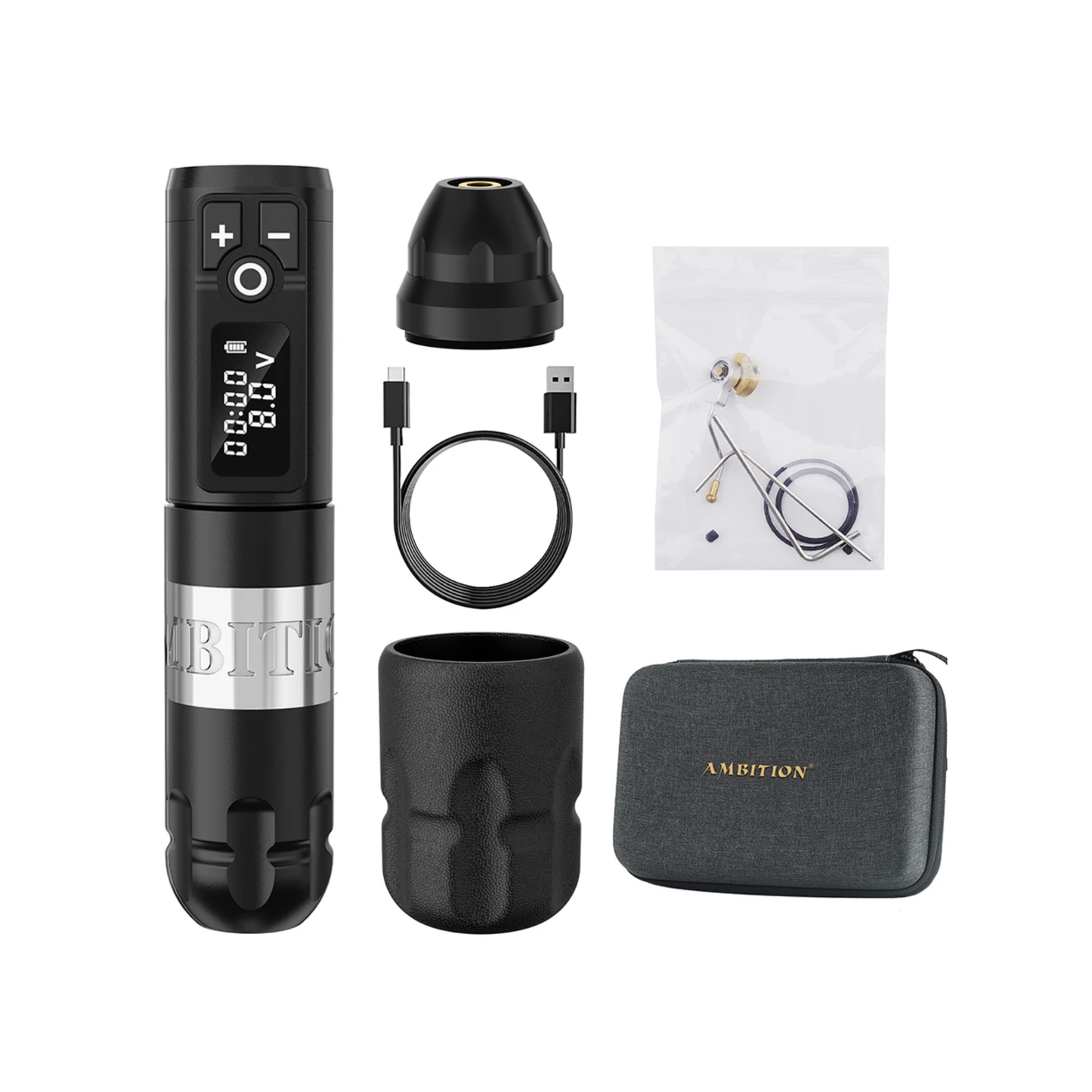 Wireless Tattoo Machine Pen 2400mAh with LED Display