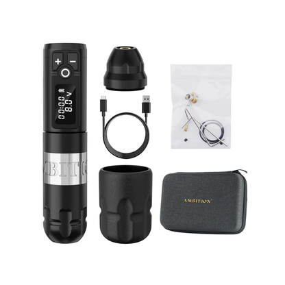 Wireless Tattoo Machine Pen 2400mAh with LED Display
