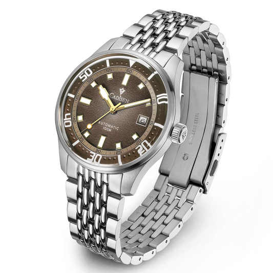 Classic Silver Men’s Wristwatch with Miyota Movement