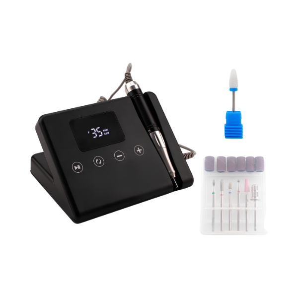 Black 65W Professional Nail Drill with Stand