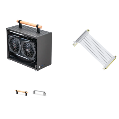 P16 Portable ITX Case Organised Cable Setup