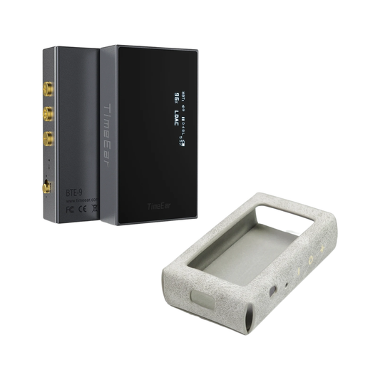 Bluetooth HiFi Headphone Amplifier Gray with Case