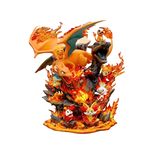 Charizard Spitfire Dragon Battle Figure Collectible Toy Ornament
