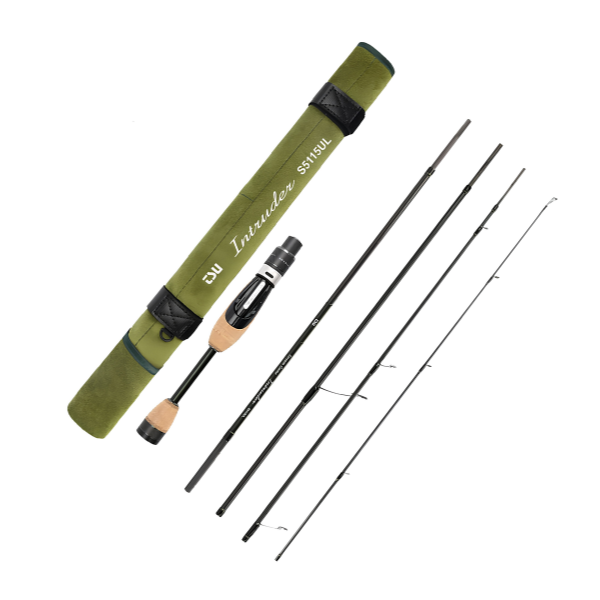 Portable 1.8m Ultralight Spinning Fishing Rod for Trout