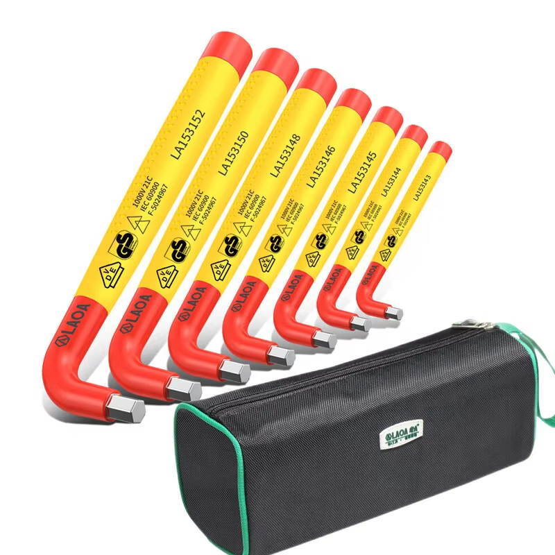 8 Piece 1000V Insulated L-Type Allen Wrench Set