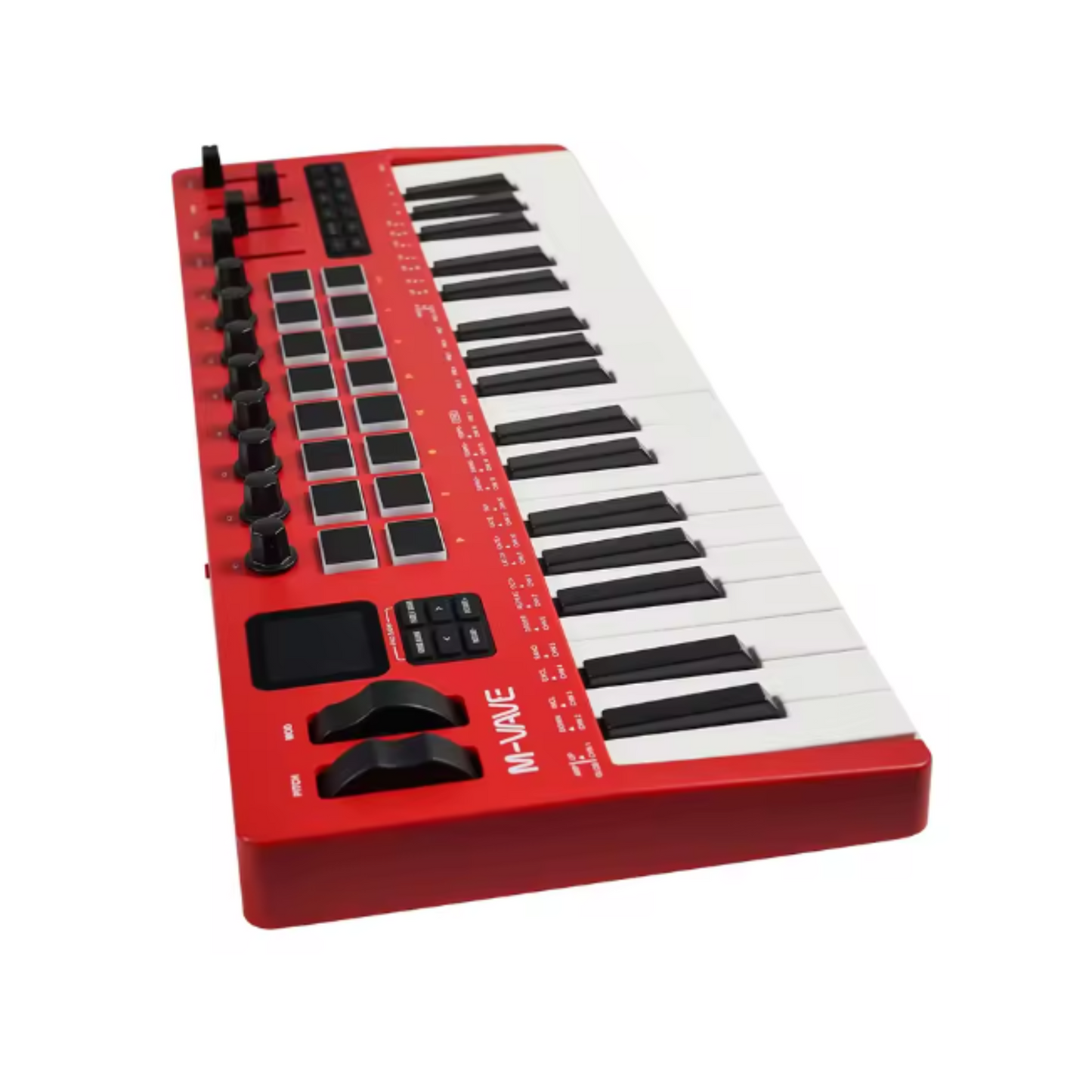 Portable 37-Key Wireless Synth Workstation with 16 Drum Pads