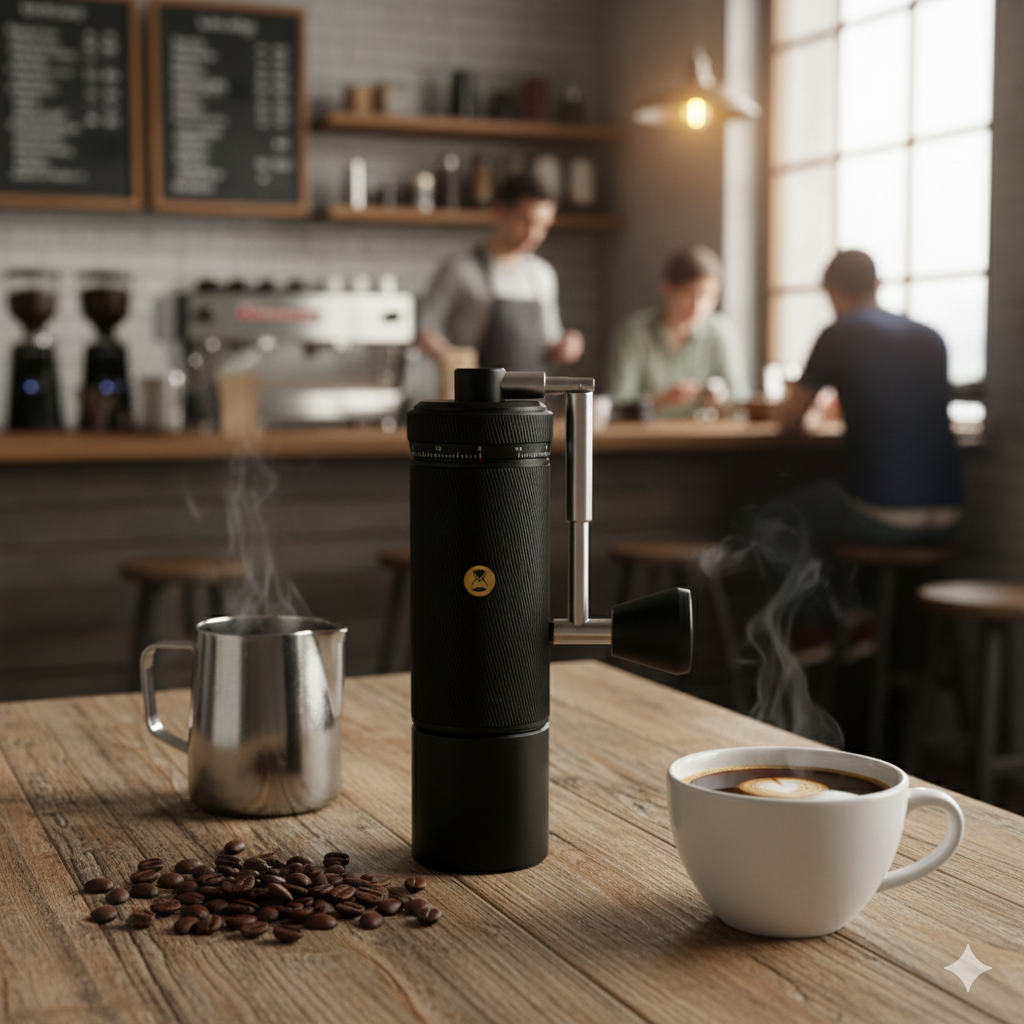 Manual Coffee Grinder All-Metal S2C Burr Portable