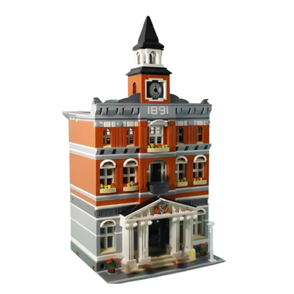 Town Hall Building Blocks Modular City Street Set