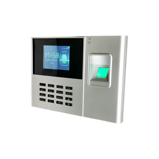 Portable Biometric Time Clock with WiFi and Backup Power