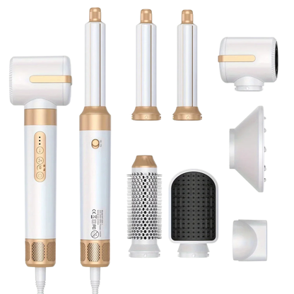 Hot Air Hair Styler 7-in-1 White Multi-Tool