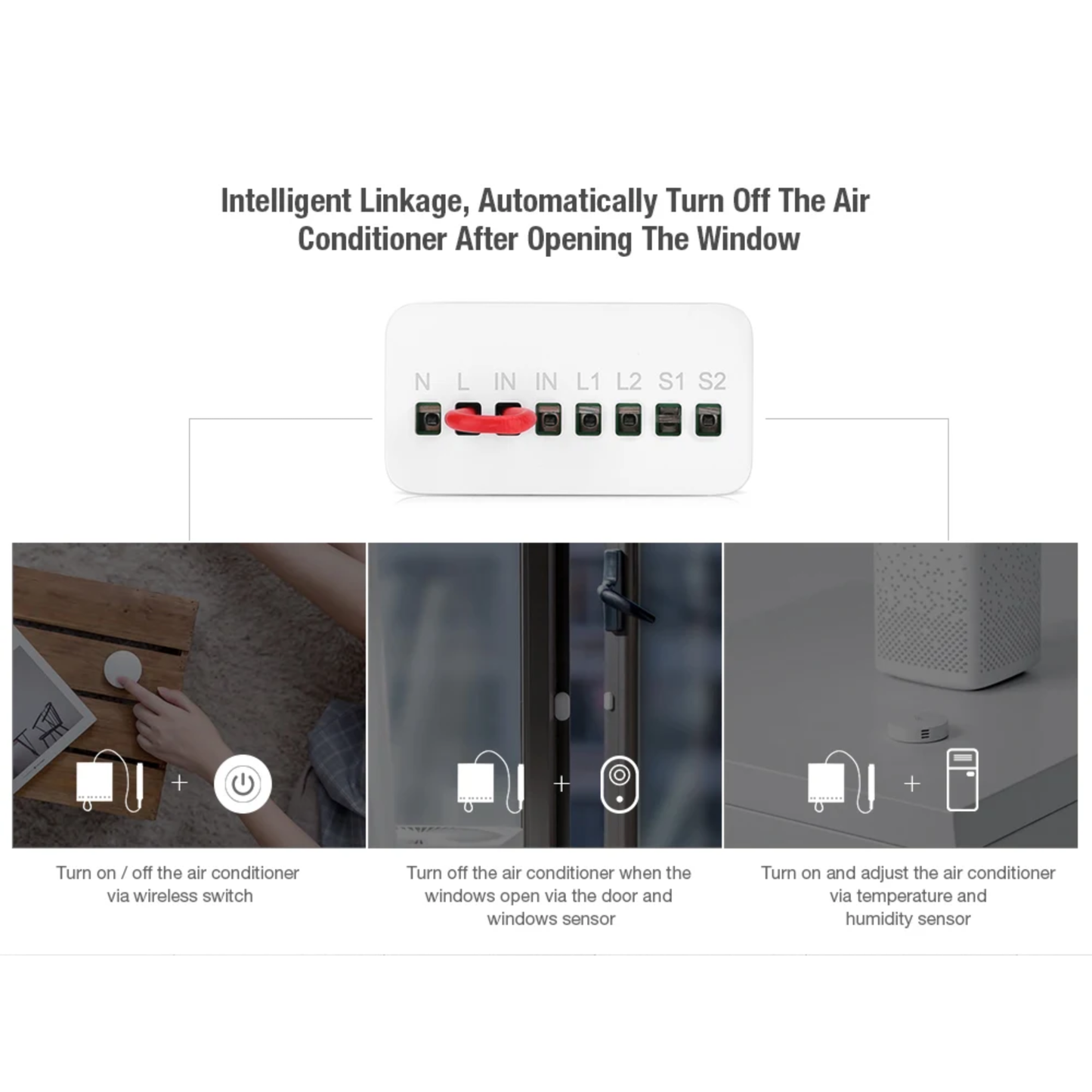 Wireless Zigbee Dual Channel Relay Module Set of 6