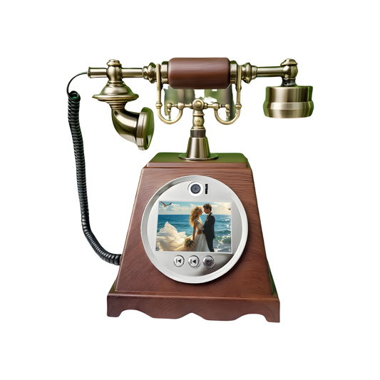 Vintage Wedding Audio Video Guestbook Phone HD Recording