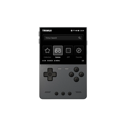 Space Gray 256GB Retro Handheld Game Console 3.2 Inch IPS