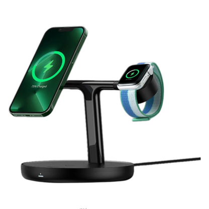 Wireless Charging Station for Phone Earbuds and Watch