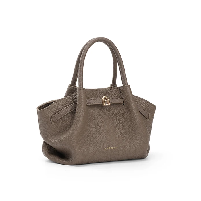 Women Dark Grey Tote Bag Stylish and Spacious