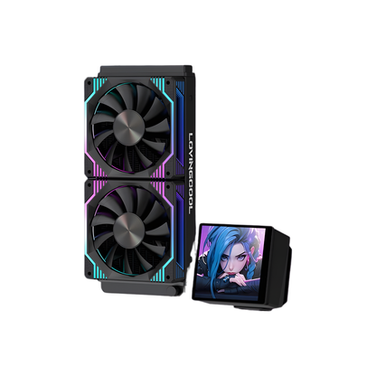 240mm Liquid CPU Cooler with Frameless Smart Screen