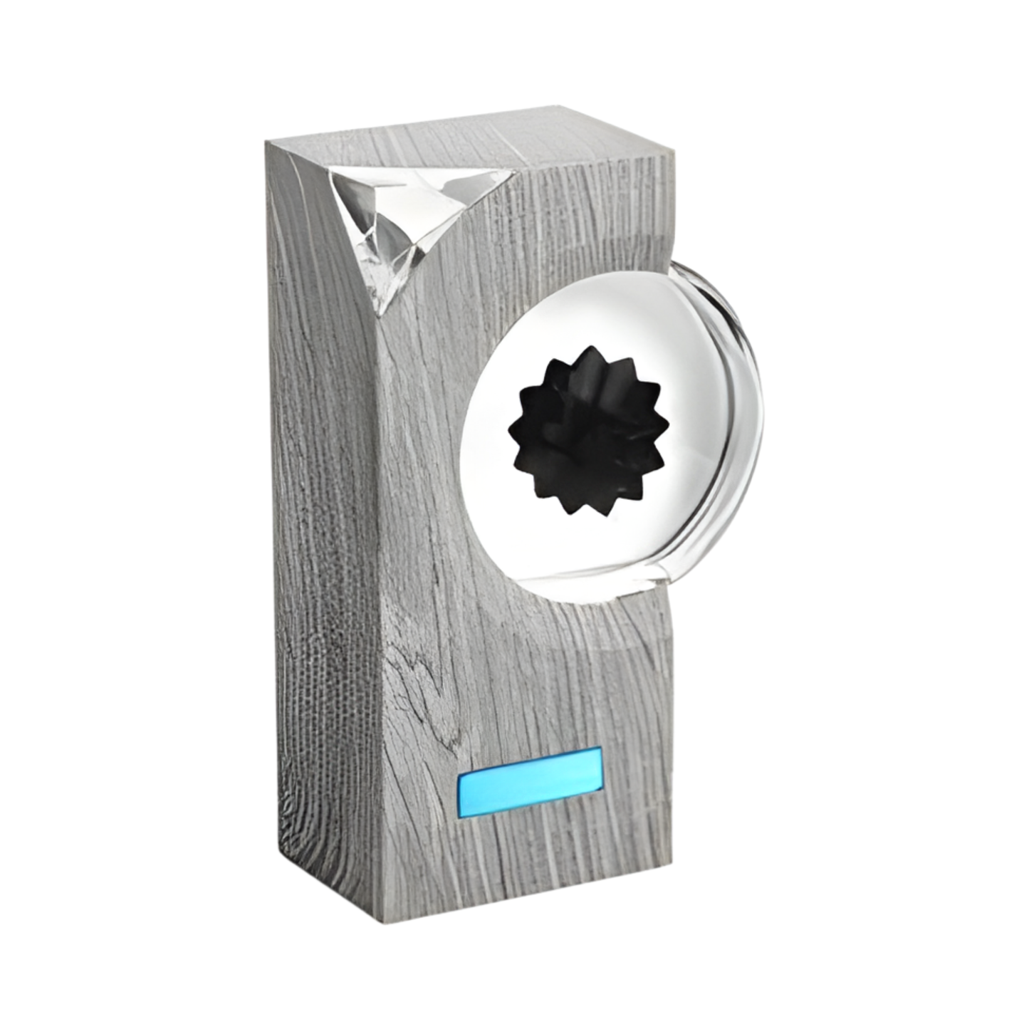 Portable Ferrofluid Music Rhythm Display Speaker Lamp Gray