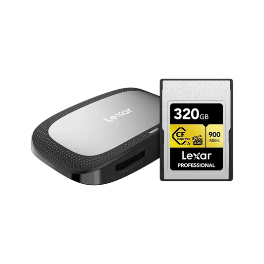High-Speed 320GB CFexpress Type A with Compact Reader