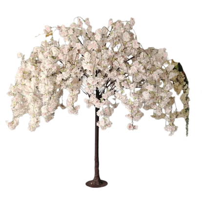 Champagne Cherry Tree Artificial Sakura Plant for Home