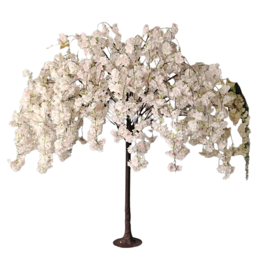 Champagne Cherry Tree Artificial Sakura Plant for Home