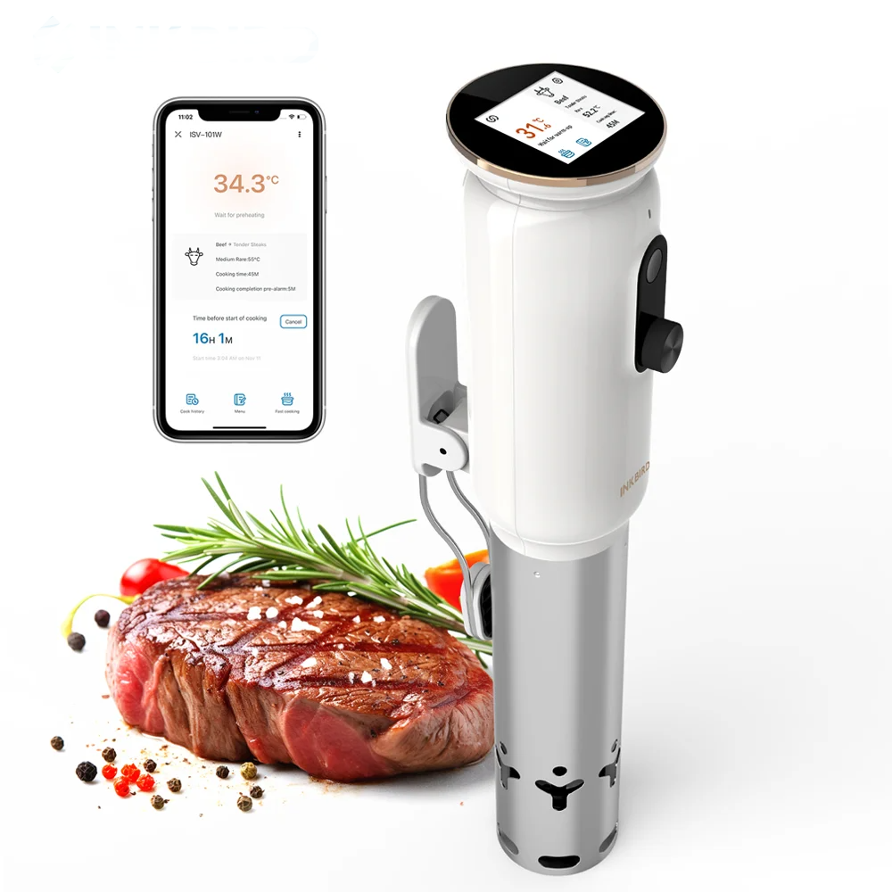 Smart Wi-Fi 1000W Immersion Circulator for Perfect Cooking