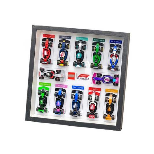 White Base Display Box for Lego Models and Collectibles