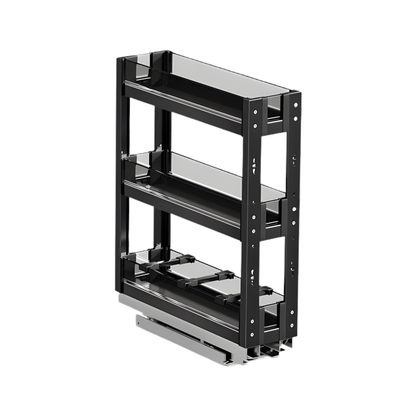 3-Tier Pull-Out Kitchen Storage Basket 150mm