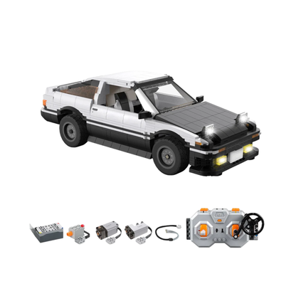 1324PCS RC Drift Car Building Blocks with LED