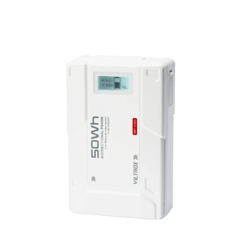 Portable V Mount Battery 50Wh for Cameras & Phones