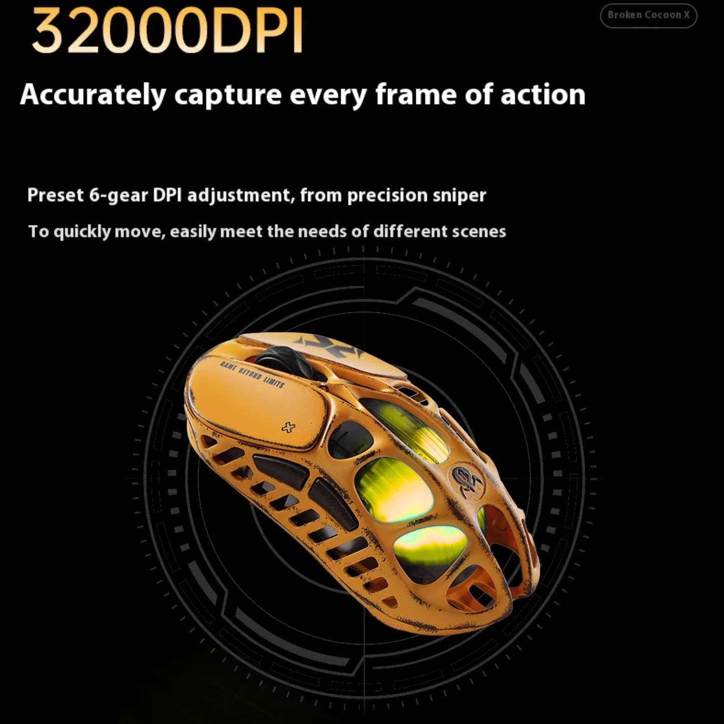 Lightweight RGB Gaming Mouse with Tri Mode Wireless Design