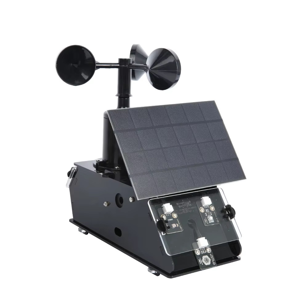 Smart Weather Station DIY Kit with Wind Speed and Forecast Monitoring