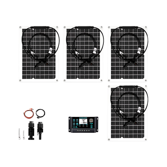 2400W Outdoor Solar Panel Kit with USB Charging