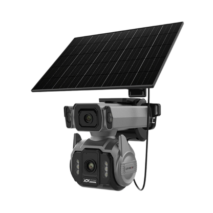 10MP 4G Solar Outdoor Camera 12X Optical Zoom Tracking