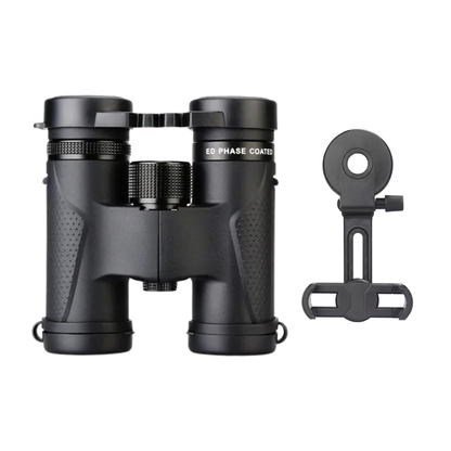 8x32 Compact Binoculars with Smartphone Adapter