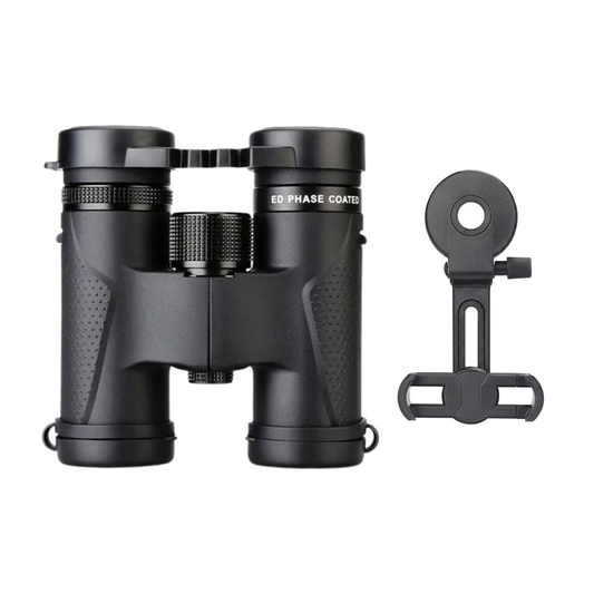 8x32 Compact Binoculars with Smartphone Adapter