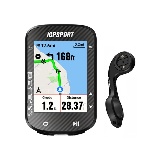 Wireless GPS Cycling Computer with M80 Mount and Route Tracking