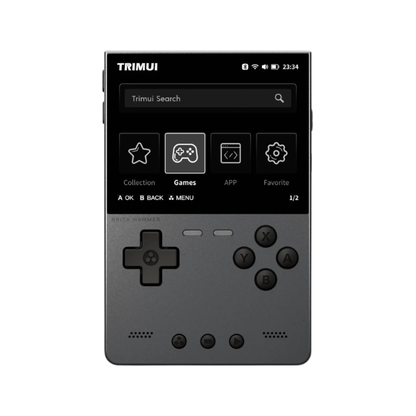 Handheld Game Console 64GB 3.2 Inch HD 9K Games Grey