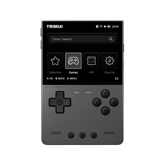 Handheld Game Console 64GB 3.2 Inch HD 9K Games Grey